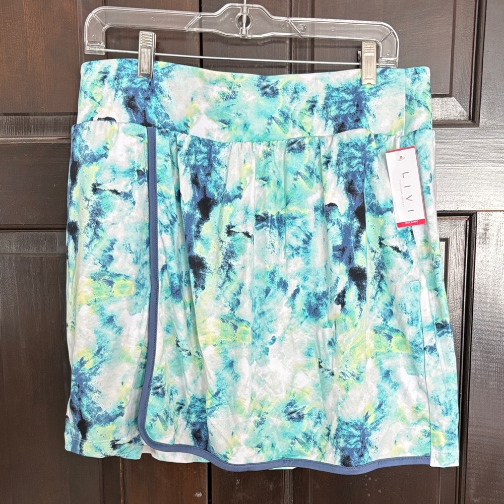 Lily Aqua and Navy Skort